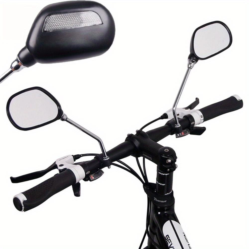 107 Bend Rod Motorcycle Rearview Mirror Shaped Anti-splash Mirror Aluminum  Material Straight Diameter Car Handlebar - AliExpress