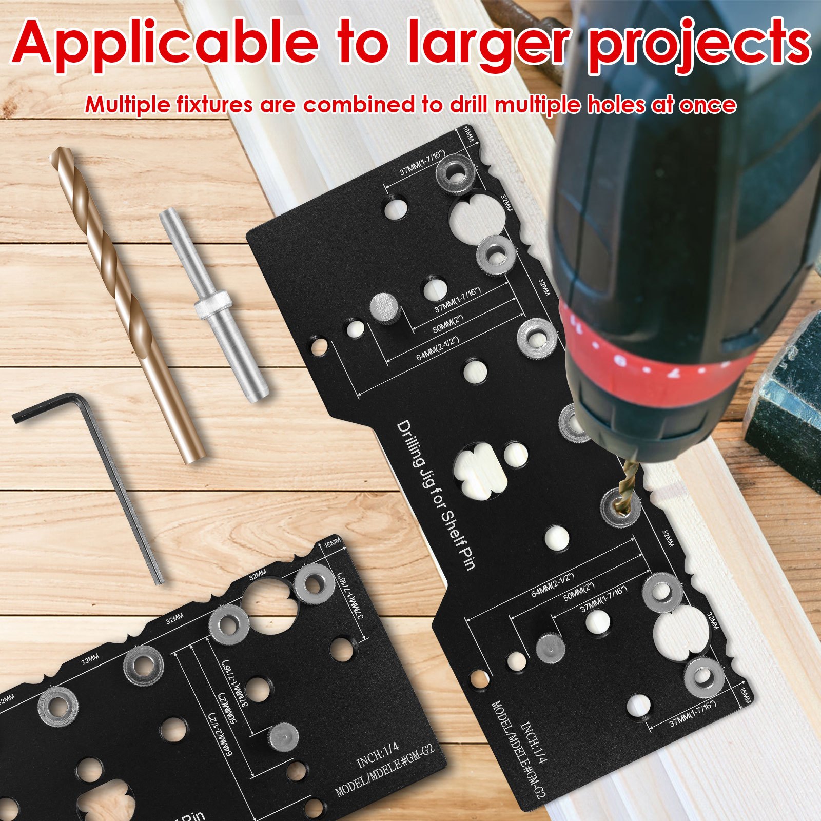 Diy shelf pin jig deals