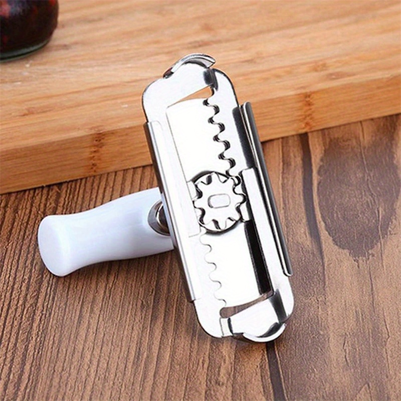   jar opener tool stainless steel no batteries required   seniors sufferers ideal for cooking everyday use weak hands powerful lid quick opening details 4