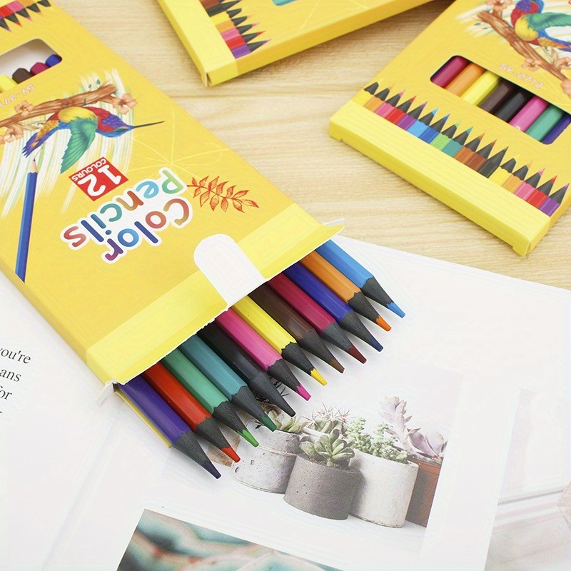 24 Colors Set Art Drawing Pencils For Adult Coloring Sketching Vibrant  Colors Non Toxic Coloring Pencil Set With 3 0mm Soft Lead Core For Artists  And Kids Metallic Colored Pencils