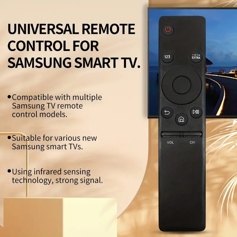  Universal for Samsung-TV-Remote-Control  Replacement,Compatibility with All Samsung Smart Frame Curved QLED TVs :  Electronics