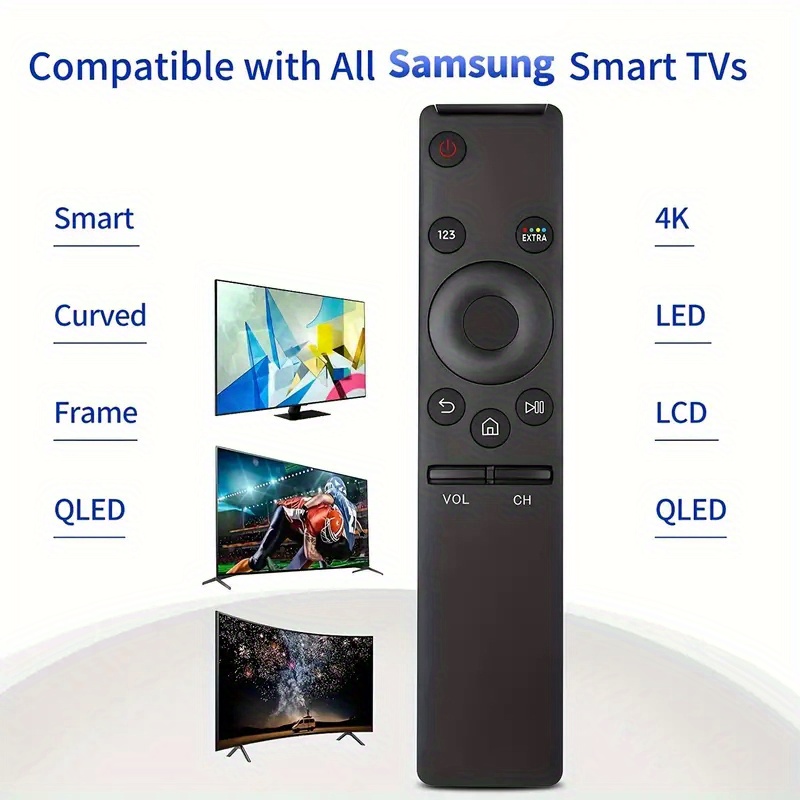 Universal Remote Control for Samsung LED QLED 4K 8K UHD HDR Smart TV  Replacement Accessories