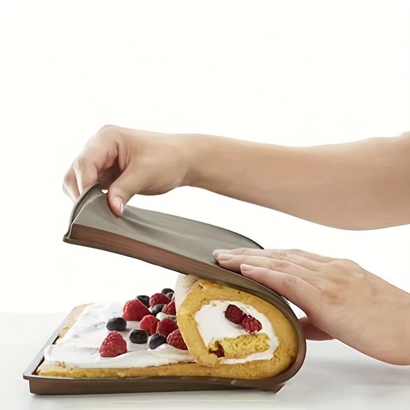 1pc, Swiss Roll Cake Mat 30.99cm X 25.98cm, Silicone Swiss Roll Mold, Baking Tools, Kitchen Gadgets, Kitchen Accessories