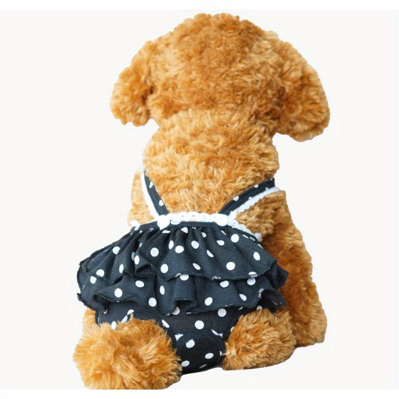 1pc New Pet Menstrual Pants Dog Menstrual Polka Dot Skirt Style Sweet  Suspender Menstrual Pants - Pet Supplies - Temu