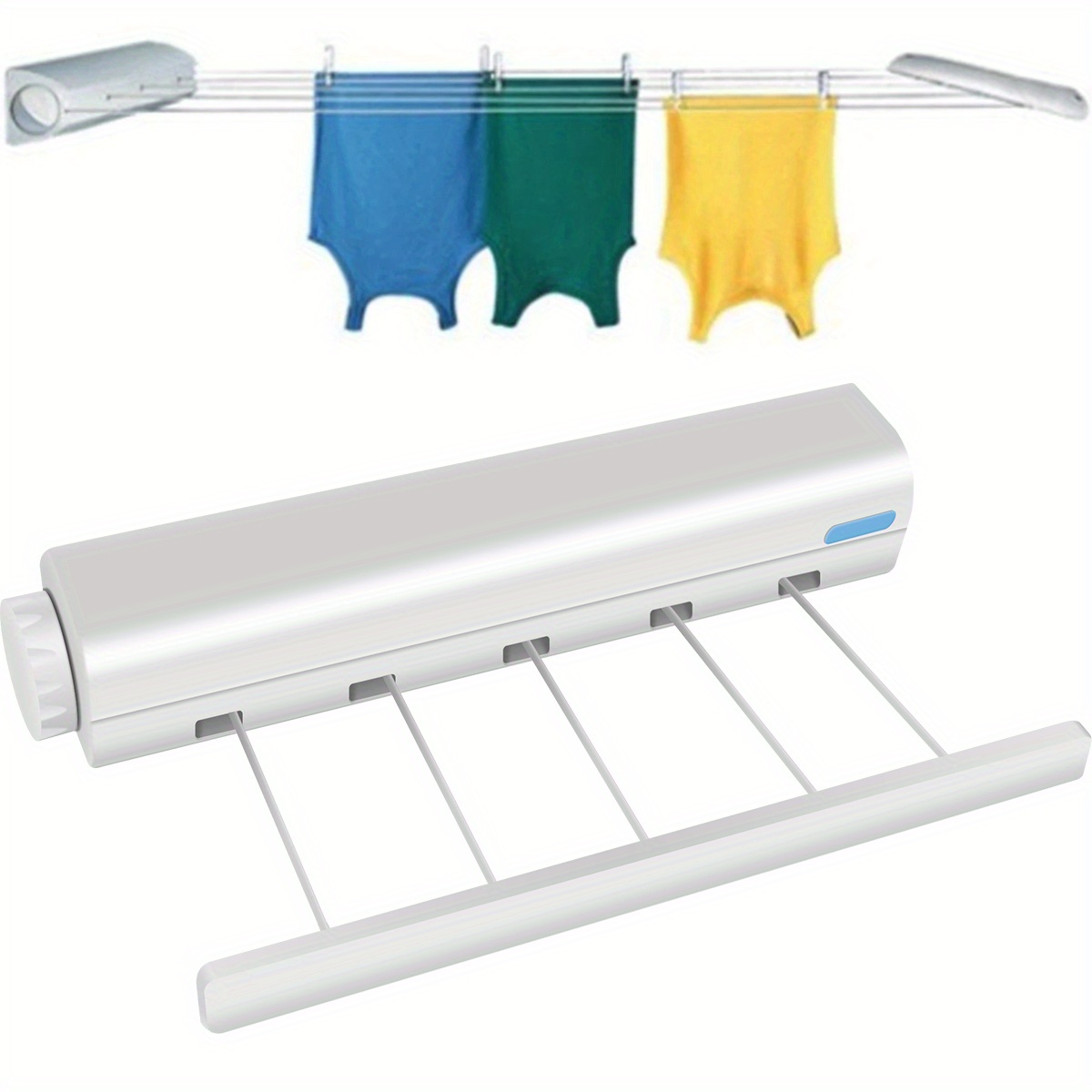 Retractable Outdoor Clothesline Wall Mounted Clothes Line - Temu