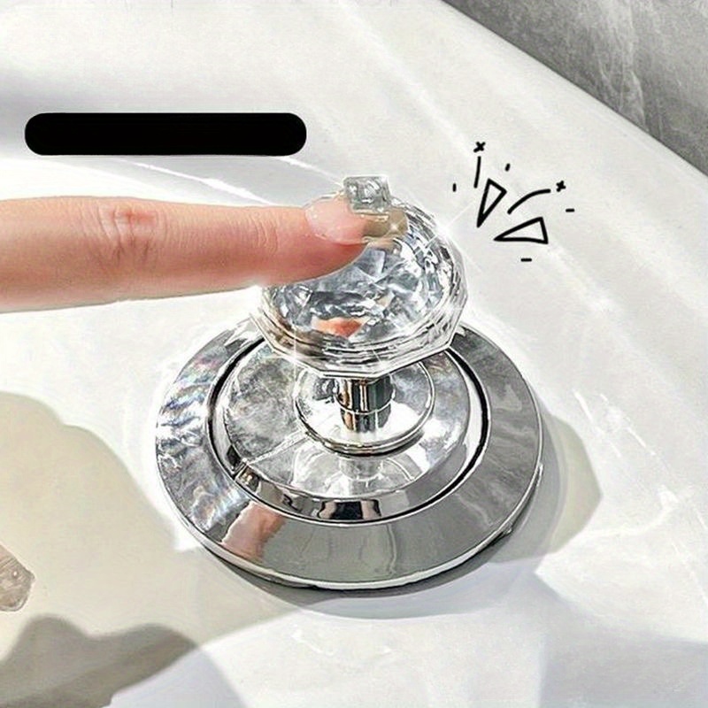 

1pc Toilet Presser Water Tank Flush Button, Toilet Key Aid Nail Art Special Anti-break Botton