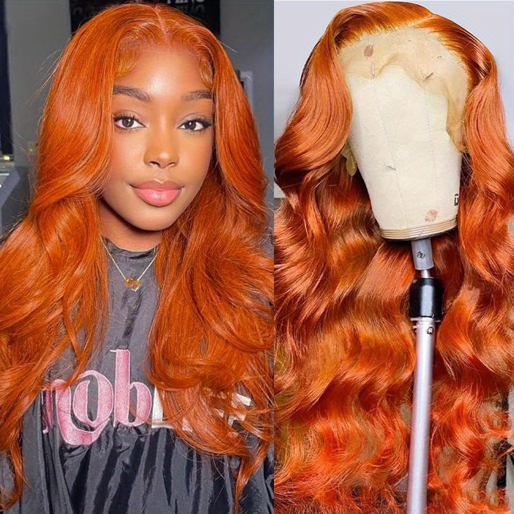 Dark orange deals wig