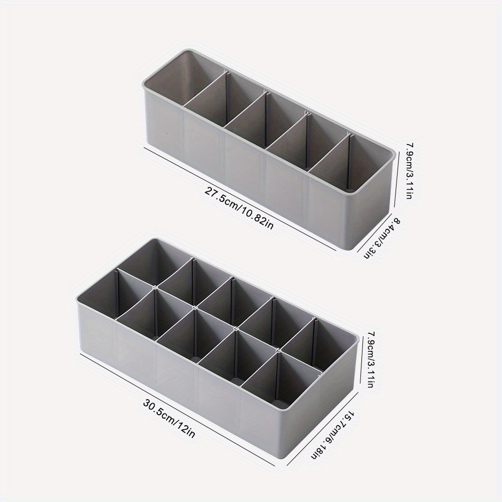 versatile drawer organizer for socks panties accessories   plastic storage box with compartments for belts ties bras more   dorms bedrooms details 2