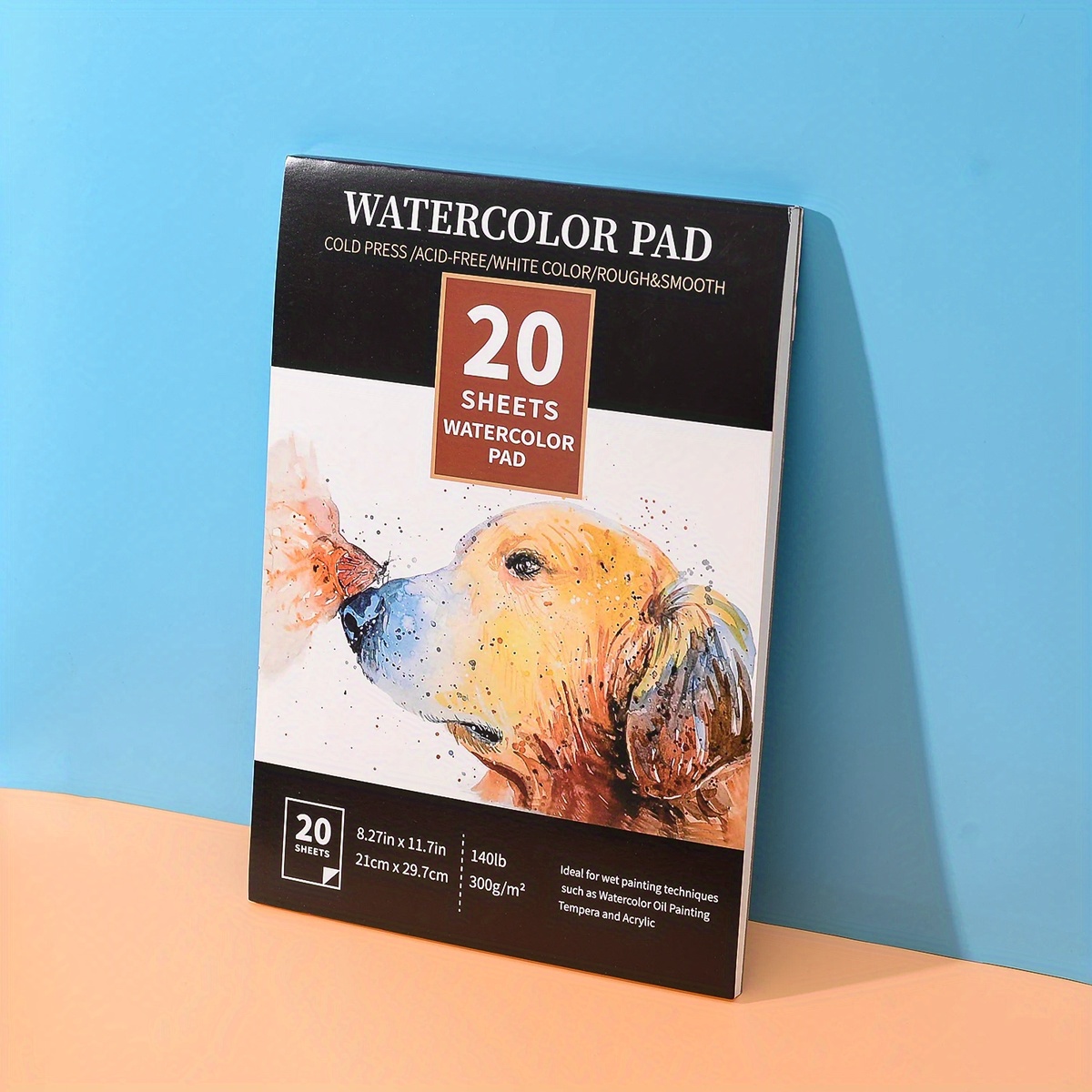 20pcs Watercolor Paper Water Color Paper 9x12 Inches 140lb/300gsm