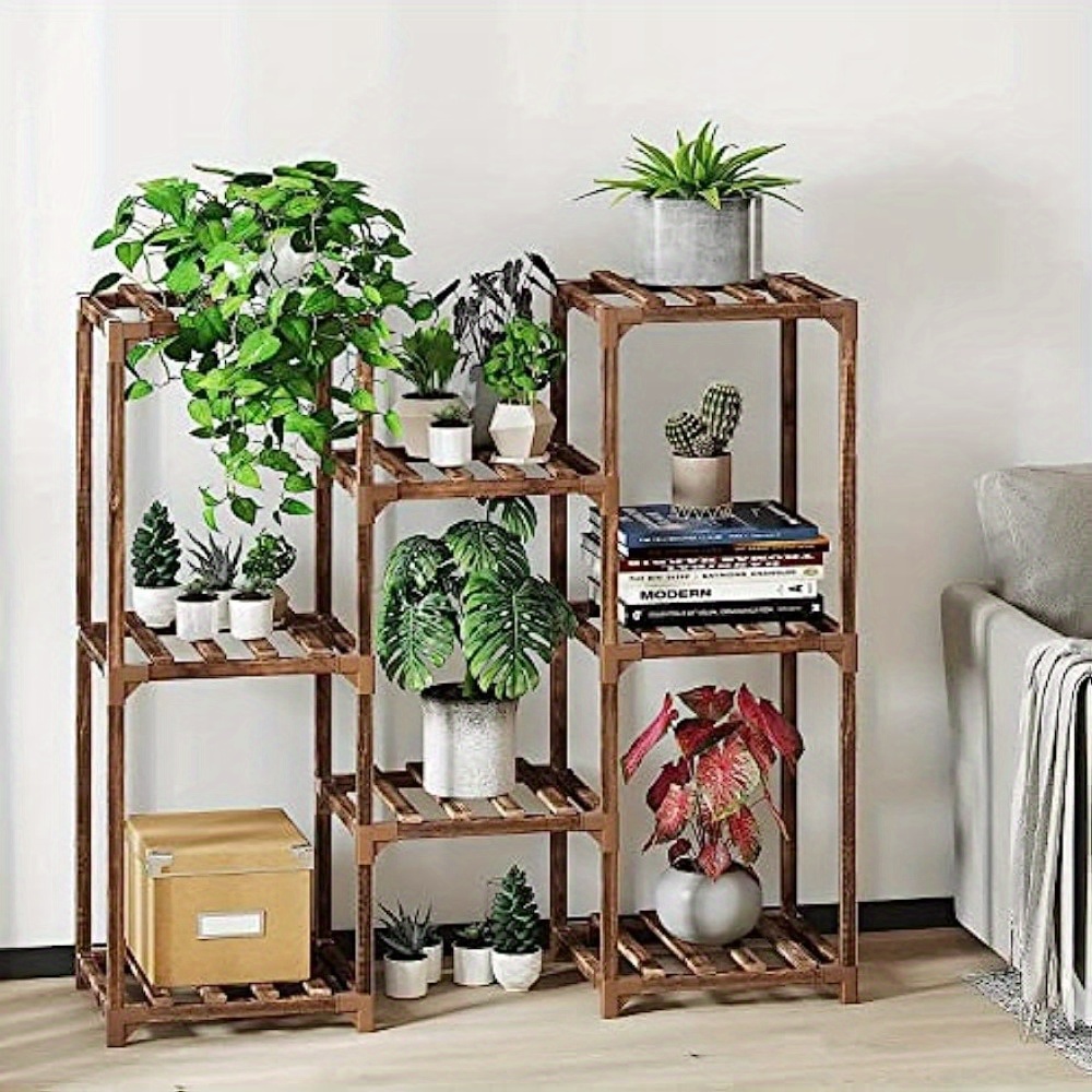 Dropship 6-story Corner Shelf Plant Flower Shelf Rack Bathroom Storage  Tower Industrial Style Practical Storage Rack Metal Frame Modern Furniture  Home Office to Sell Online at a Lower Price