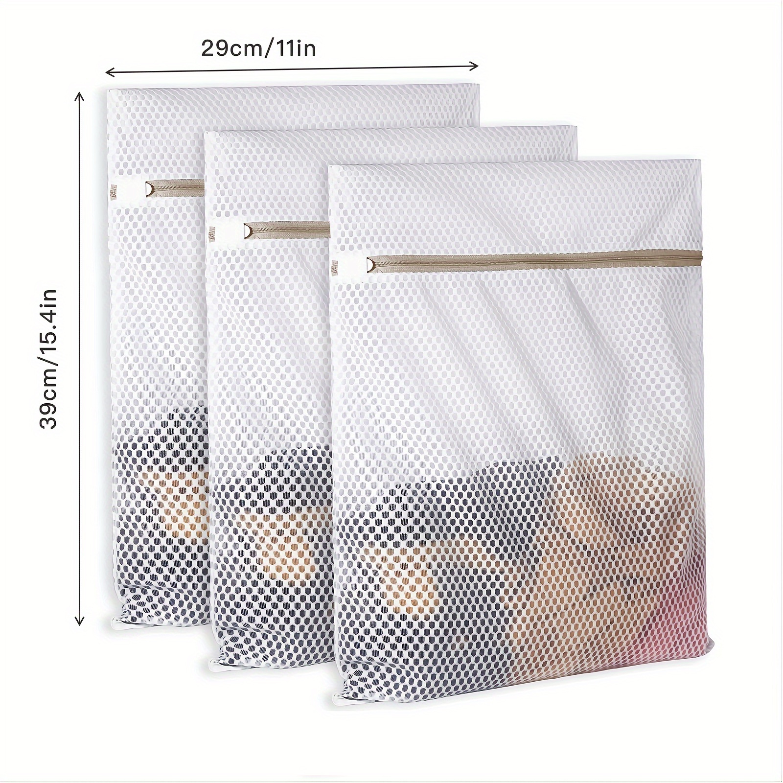 Mesh Net Bag White 30 x 40