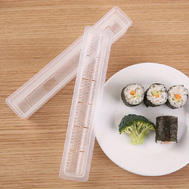 Máquina de rodillos para hacer sushi, 2 piezas de bricolaje casero sushi  Bazooka, molde Onigiri en