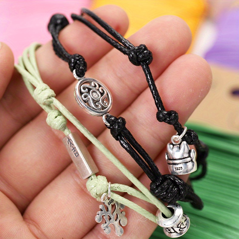 0.5mm/0.8mm/1.0mm/1.5mm/2.0mm wax rope DIY rope bracelet necklace pendant braided rope accessories
