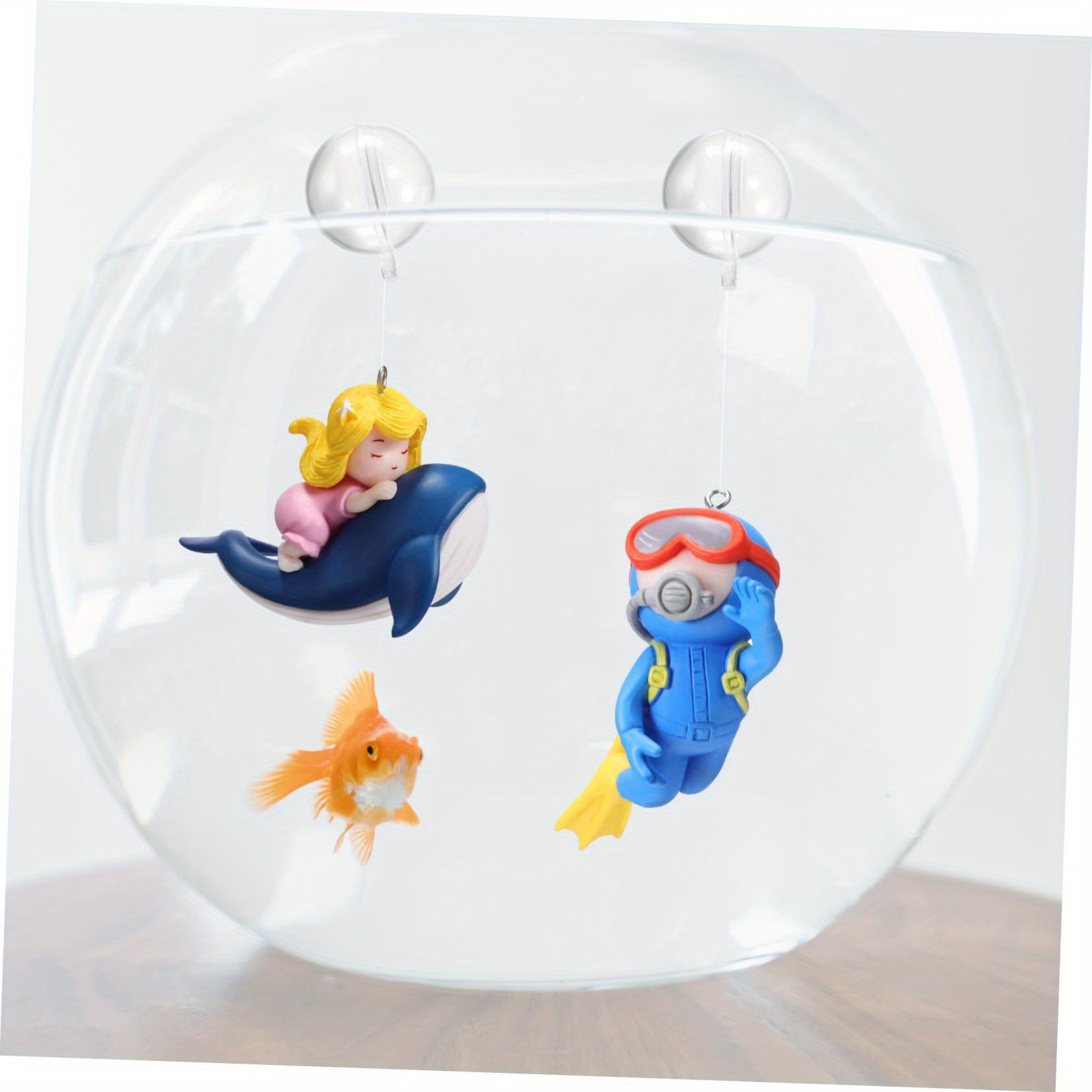 1 2pcs Fish Tank Decor Accessories Aquarium Diver Ornament Diver Models Fish  Tank Decorations Diver Figurine Aquarium Props, Shop Now For Limited-time  Deals