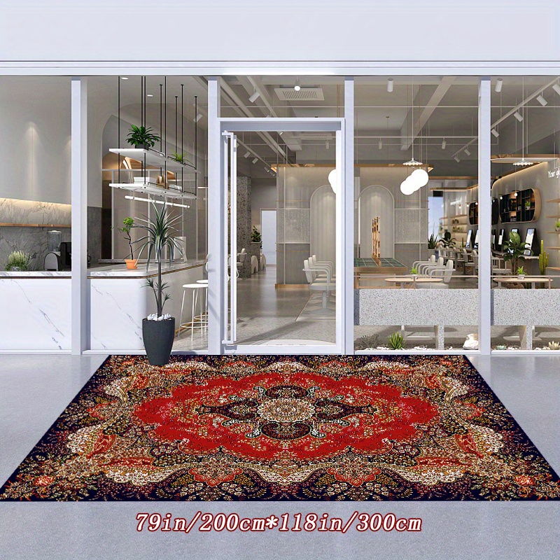 

1pc Creative Pattern Carpet Area Rug Room Bedroom Machine Washable Non-slip Backing Living Room Bedroom Study Dining Room Home Office Entry Door Indoor Decorative Carpet Floor Mat