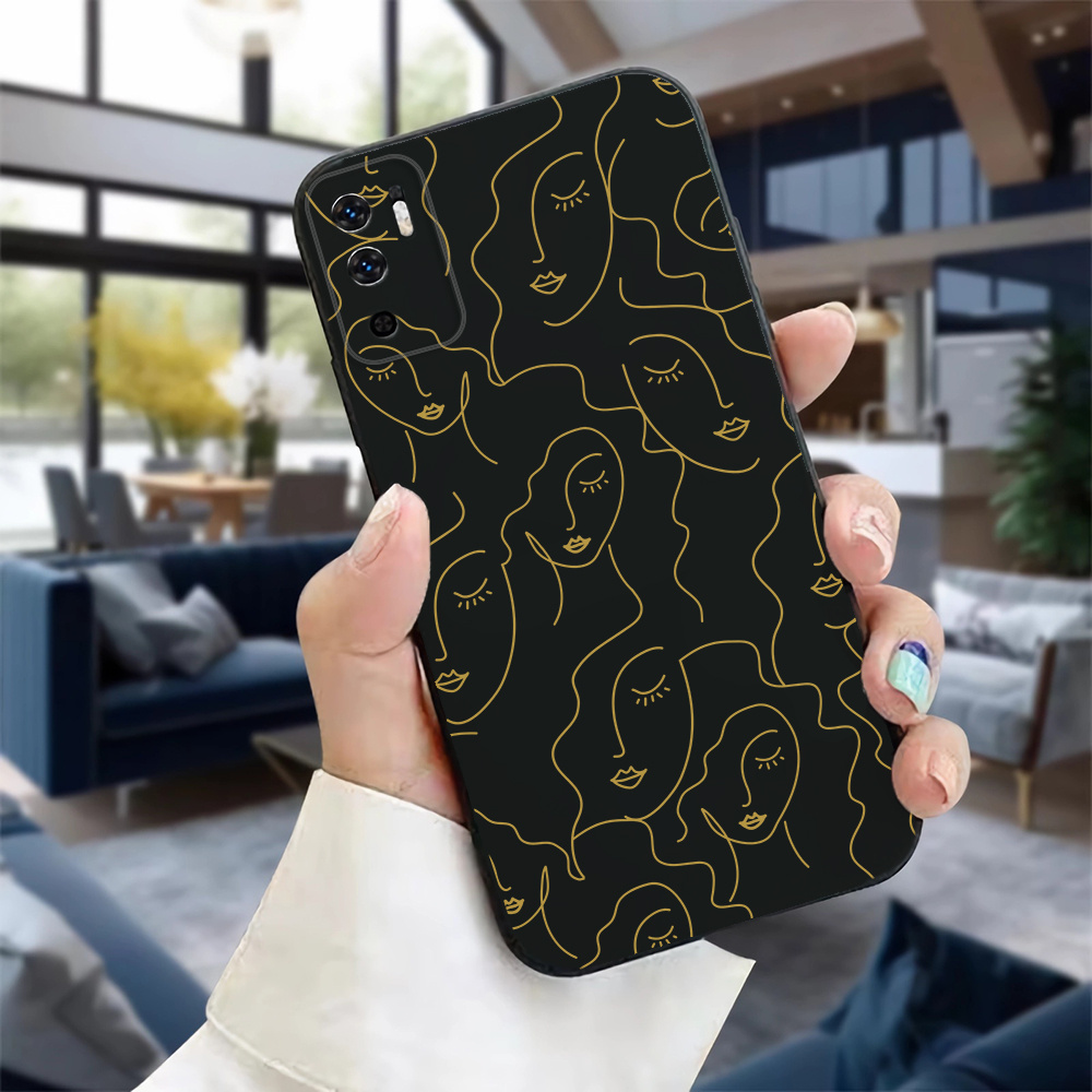 Art Line Contour Female Phone Case Xiaomi Redmi Mi10s mi10 Temu