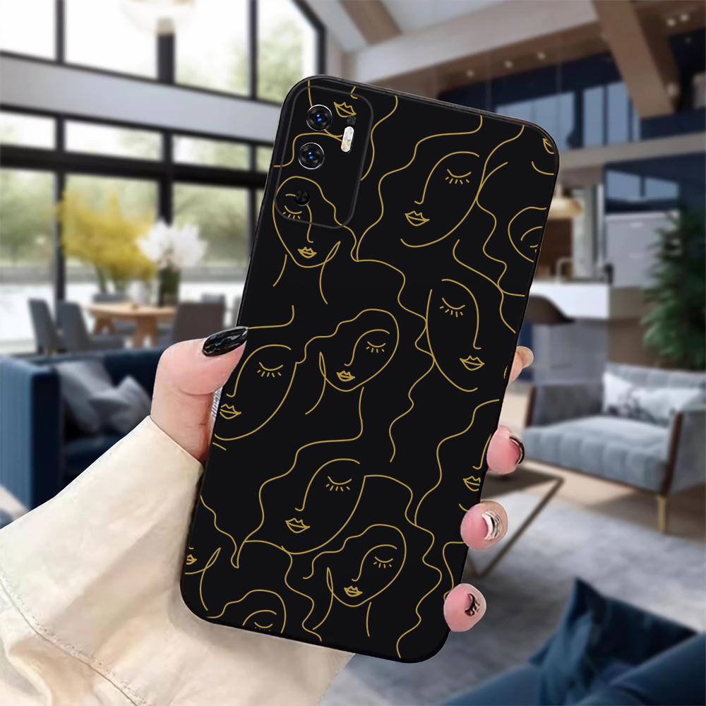 Art Line Contour Female Phone Case Xiaomi Redmi Mi10s mi10 Temu