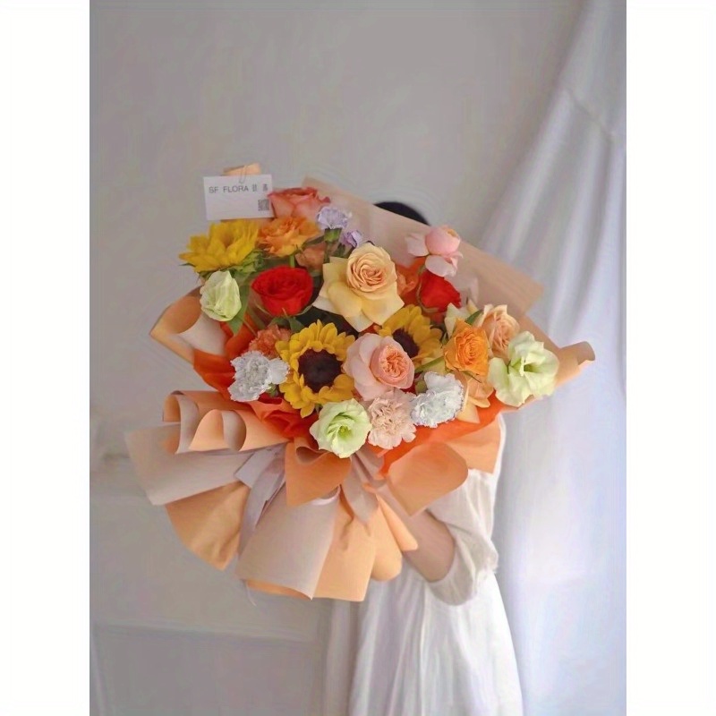 60sheets Flowers Bouquet Wrap