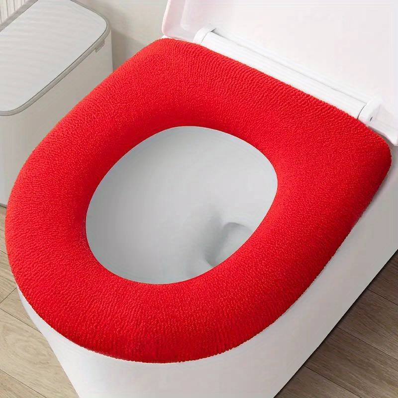 Gel Beaded Toilet Seat Cushion Soft Toilet Seat Cover Bathroom Soft Warm  Cushion
