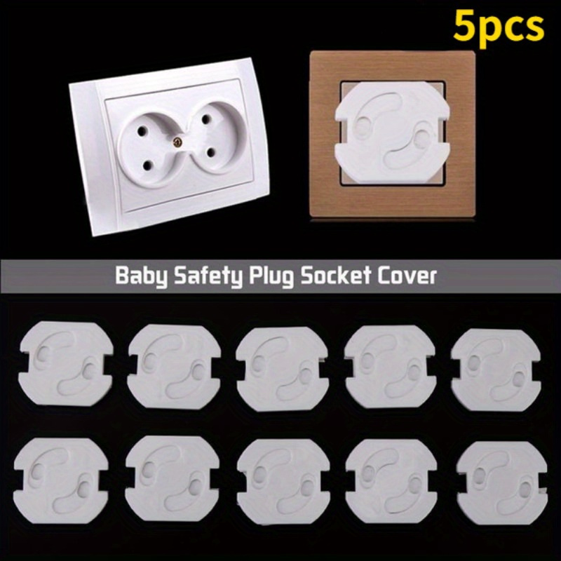 5 pièces - Couvercle de prise électrique pour bébé et enfant, Protection  contre les chocs électriques, Couver