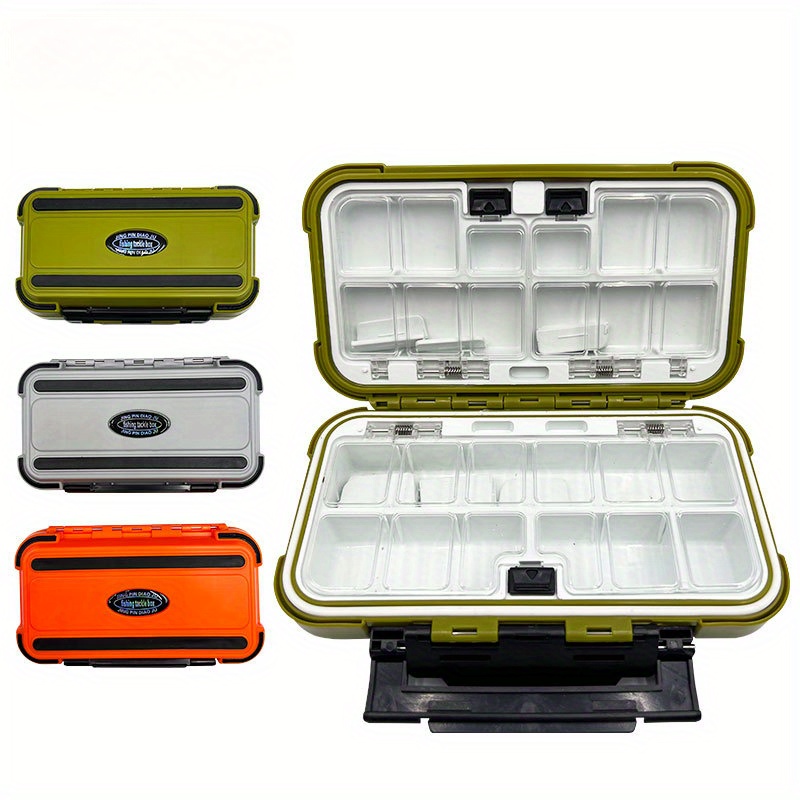 Portable Sealed Fishing Tackle Box 5 compartment Storage Box - Temu Oman