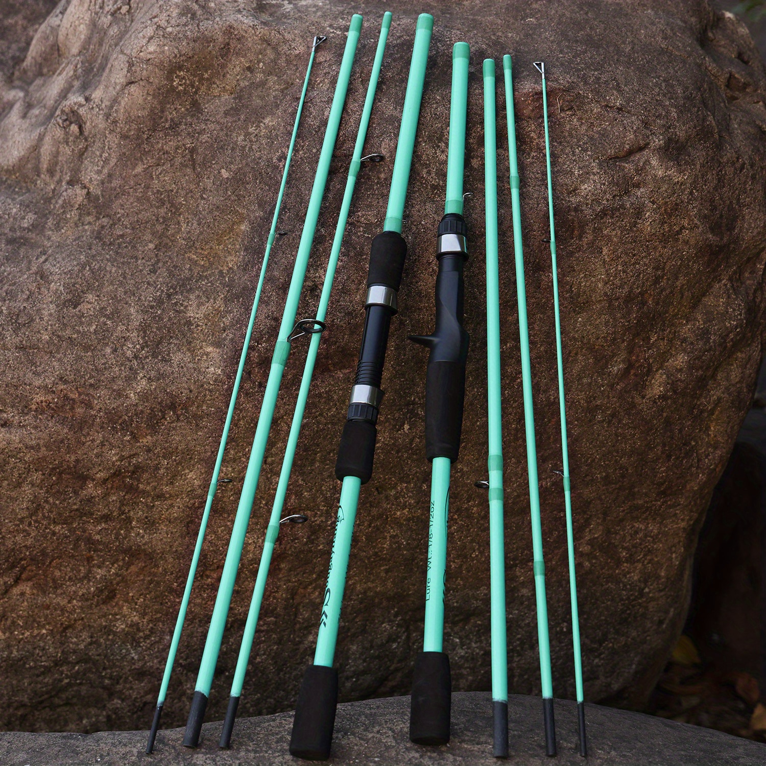 Buy Eagle Claw Unisex's Blue Diamond Graphite L Fishing Rod (Pack of 3),  Black, 6 ft Online at desertcartKUWAIT