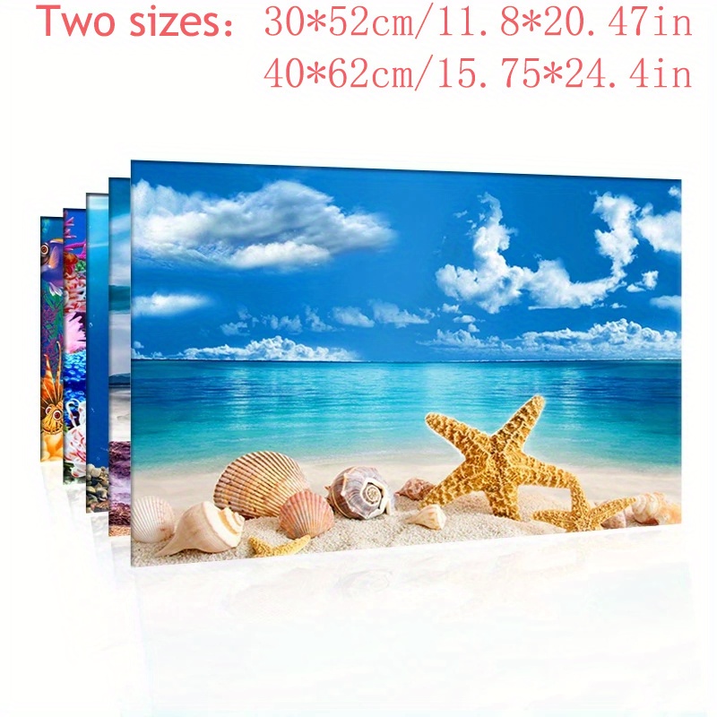 Tropical Fish Tank Background Aquarium Background Double Sided 3d