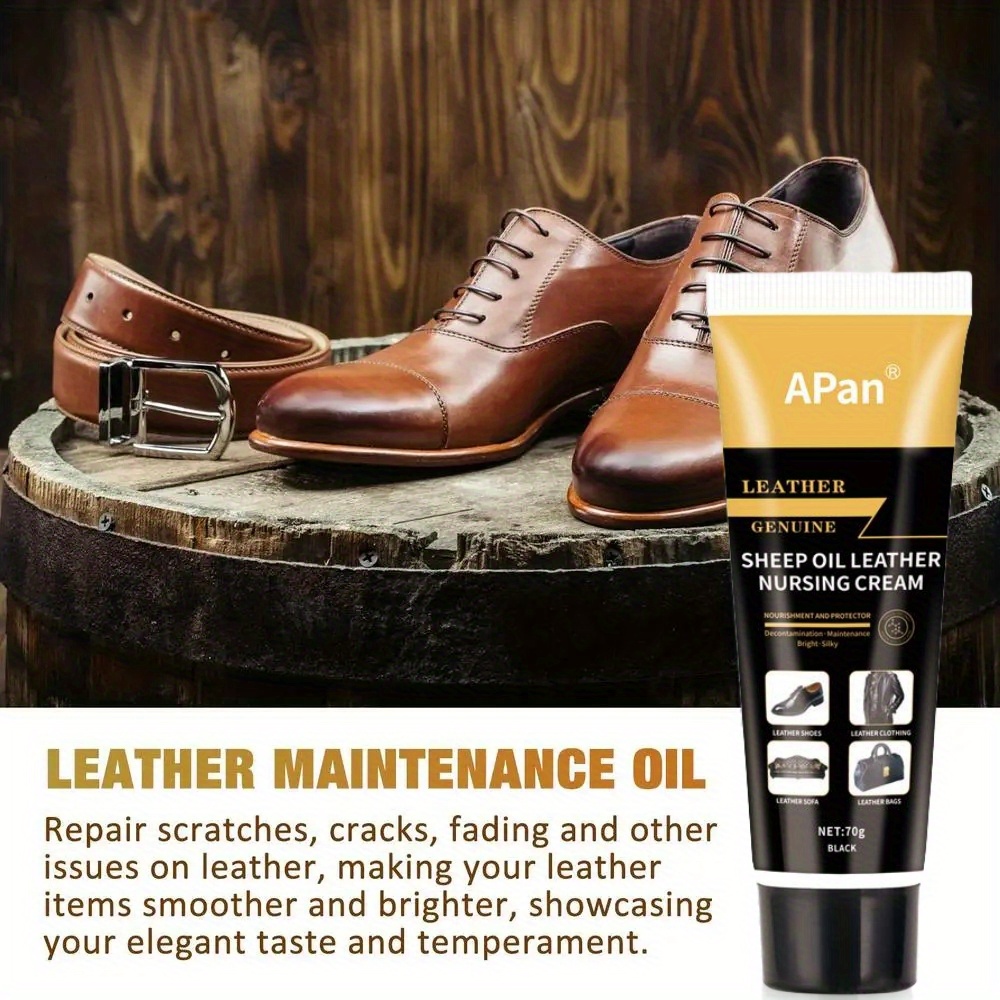 Genuine Leather Shoe Polish Sheep Oil Maintenance Oil - Temu