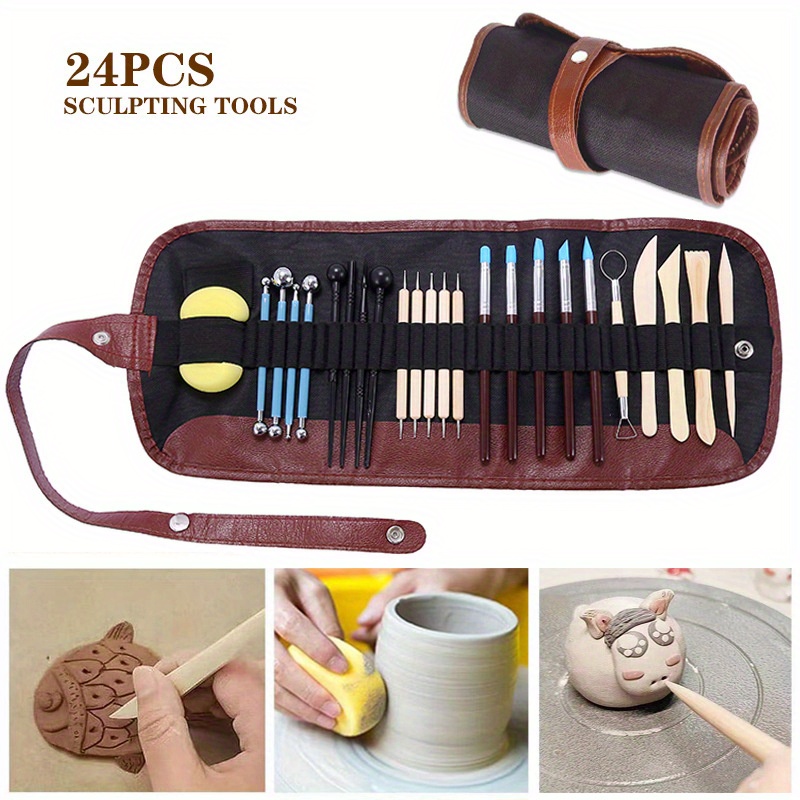 Ceramic Clay Tools Kit Pottery Tools Clay Sculpting Shapers - Temu