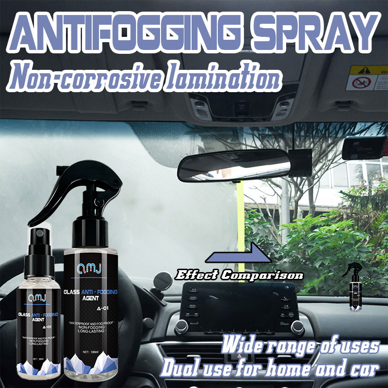 Car Anti-Fog Rain Repellent (For Front Windshield Window Glasses, Rearview  Mirrors, Glasses)