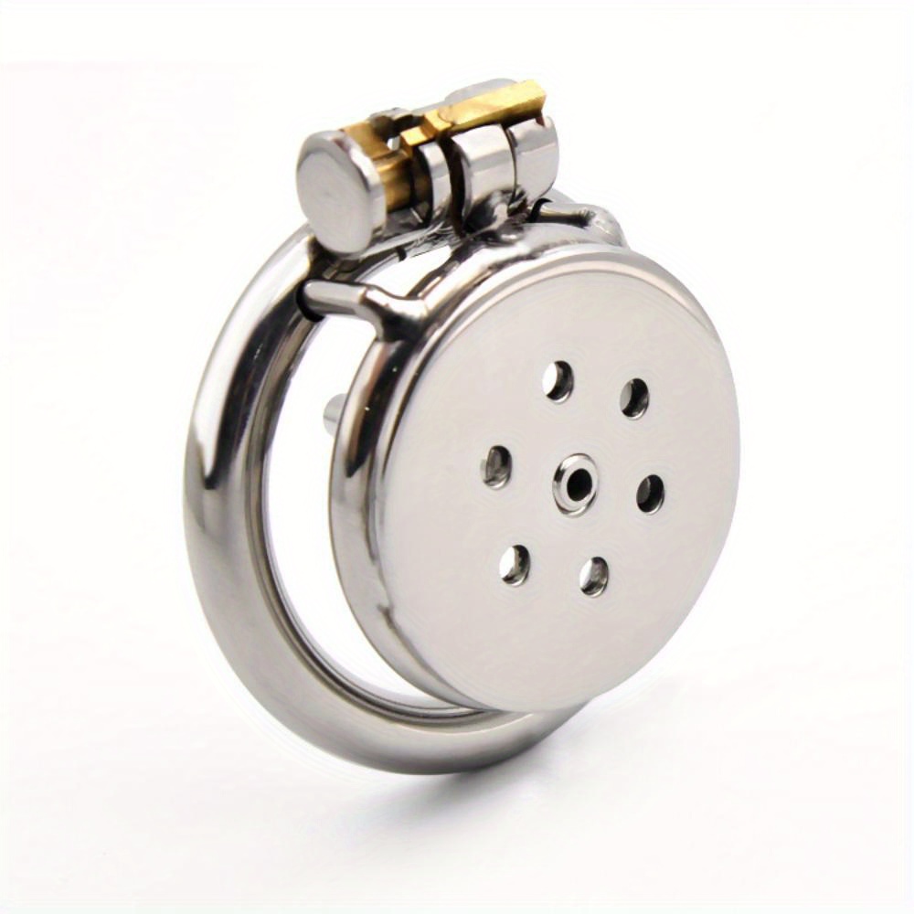 Stainless Steel Flat Chastity Lock Anti escape Men Chastity - Temu