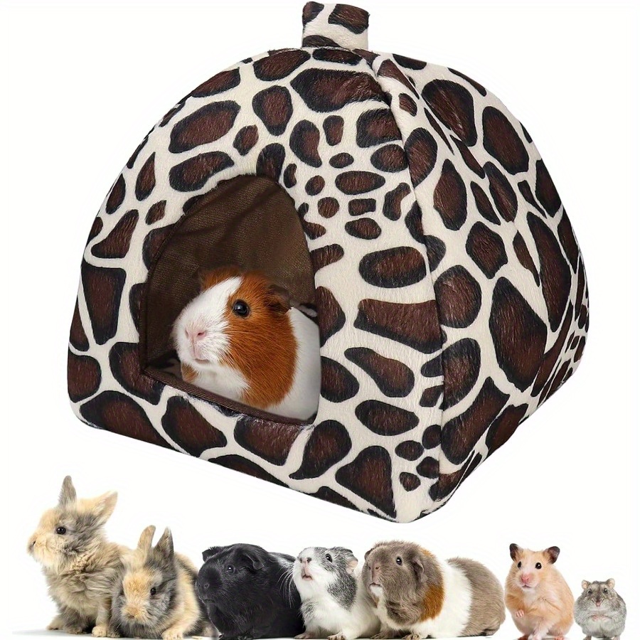 

1pc Small Animal Nest, Hamster Bed, Rabbit Hideout, Warm Fleece Cuddle Cup, Washable Winter Sleeping House For Small Pet/ferret/chinchilla/bunny