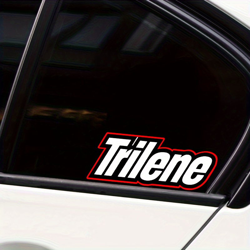 TRILENE Decals / PAIR / 6 Fishing Logo Boat Gear Vinyl Vehicle Graphic  Stickers