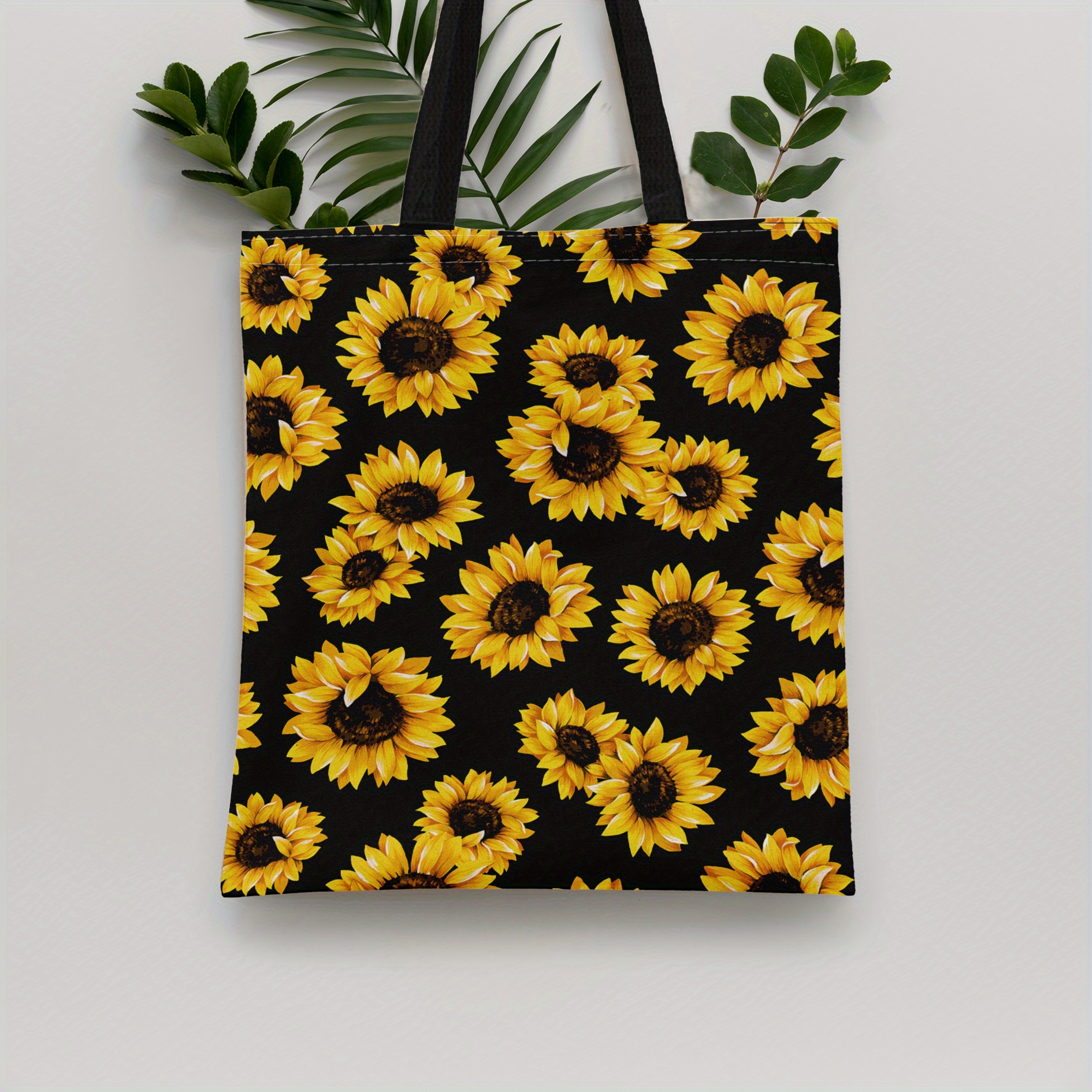 Simple Modern Gray Yellow and Black Geometric Tote Bag by BlackStrawberry