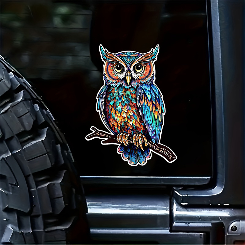 

Owl Car Stickers Waterproof Windows Decal Bumper Decor