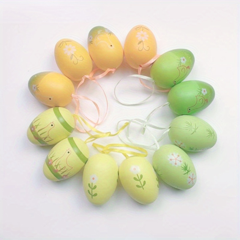 10pcs Easter Colorful Eggs DIY Design for Jewelry Making Earring Bracelet  Necklace Keychain Handmade Accessories Enamel