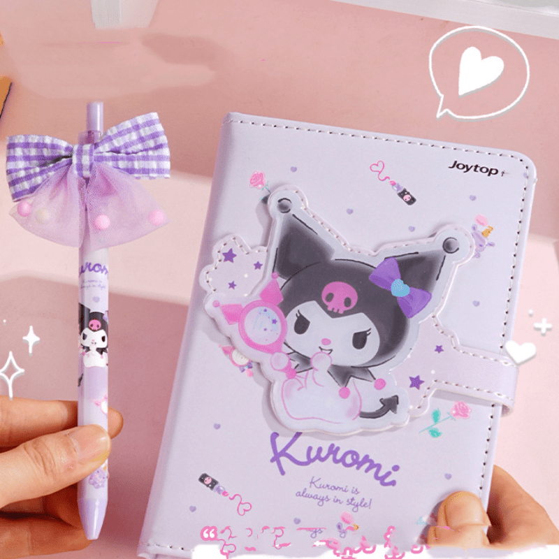  KUROMI School Supplies Gift Set, Including Notebook