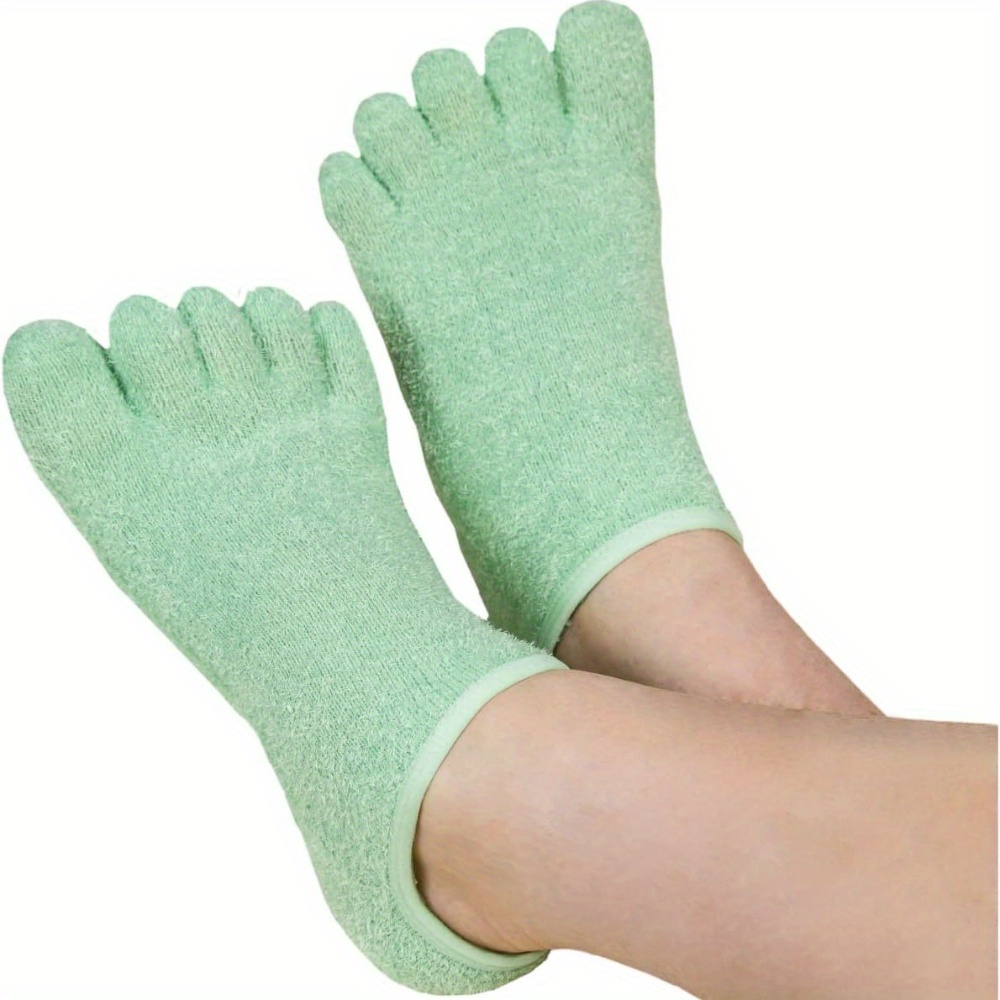 Moisturizing Gel Socks 5 toe Cracked Dry Heel Moisturizer - Temu