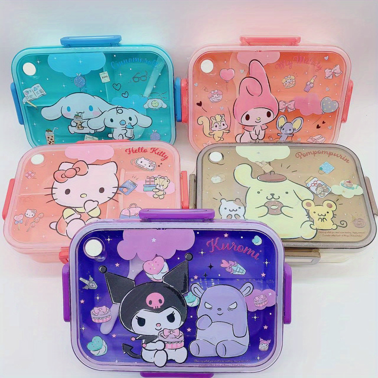 Kuromi Sanrio lunch box Bento lunch container For school Japan diet size