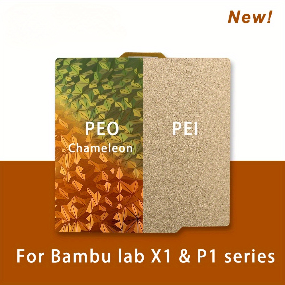 For Bambu lab x1 Build Plate PEI PET PEO 257x257mm Upgrade Double