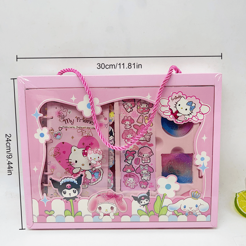 My Melody Cinnamoroll Kuromi Handbook Set Kawaii - Temu