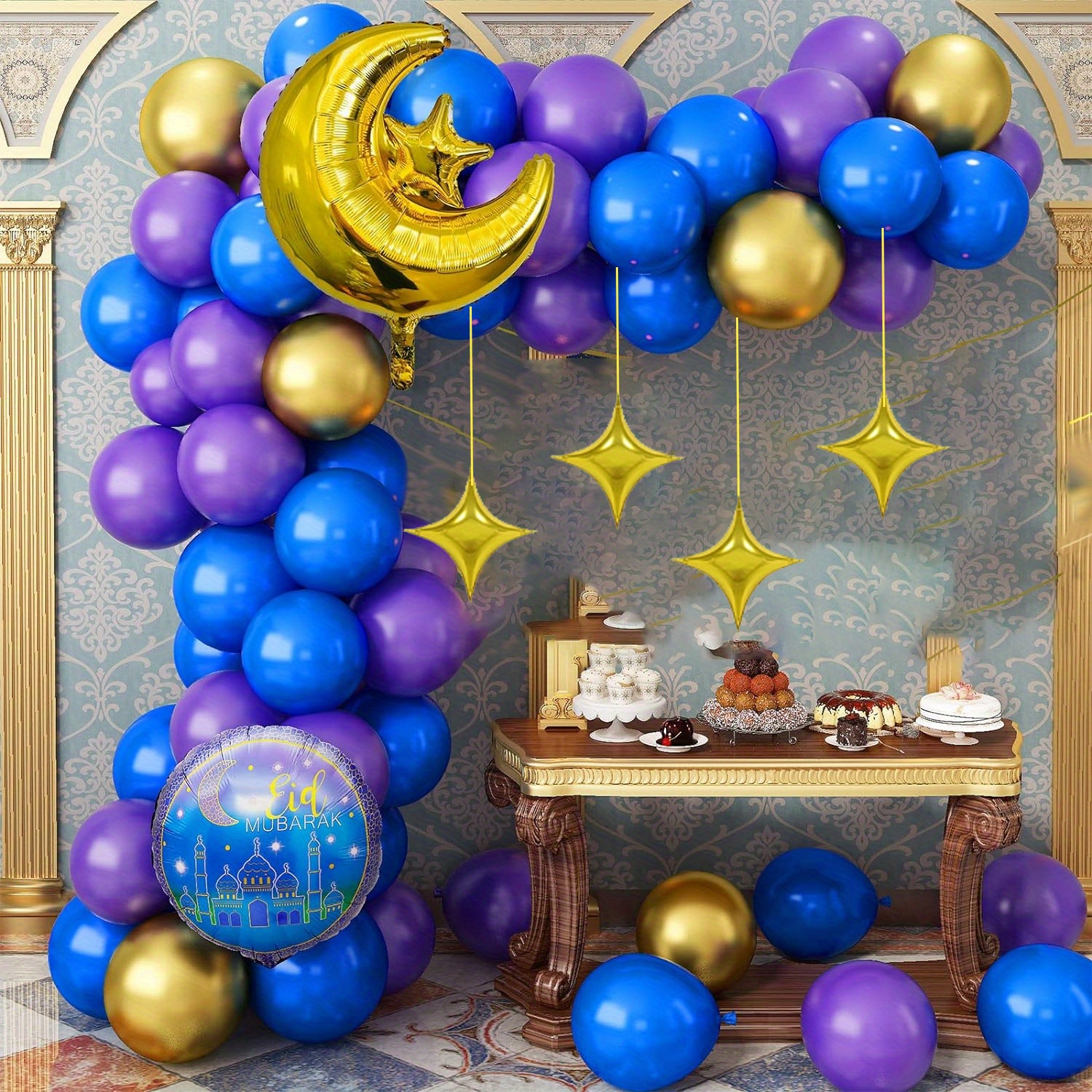 Balloon Golden Umrah Mubarak Theme –