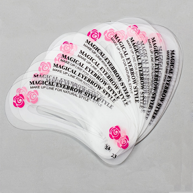 24 Styles Eyebrow Shaping Tool Brow Cards Set