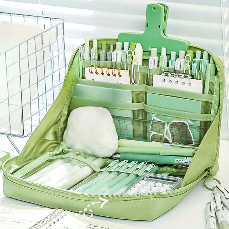 12 Layer Ultra large Capacity Pencil Bag Aesthetic School Temu United