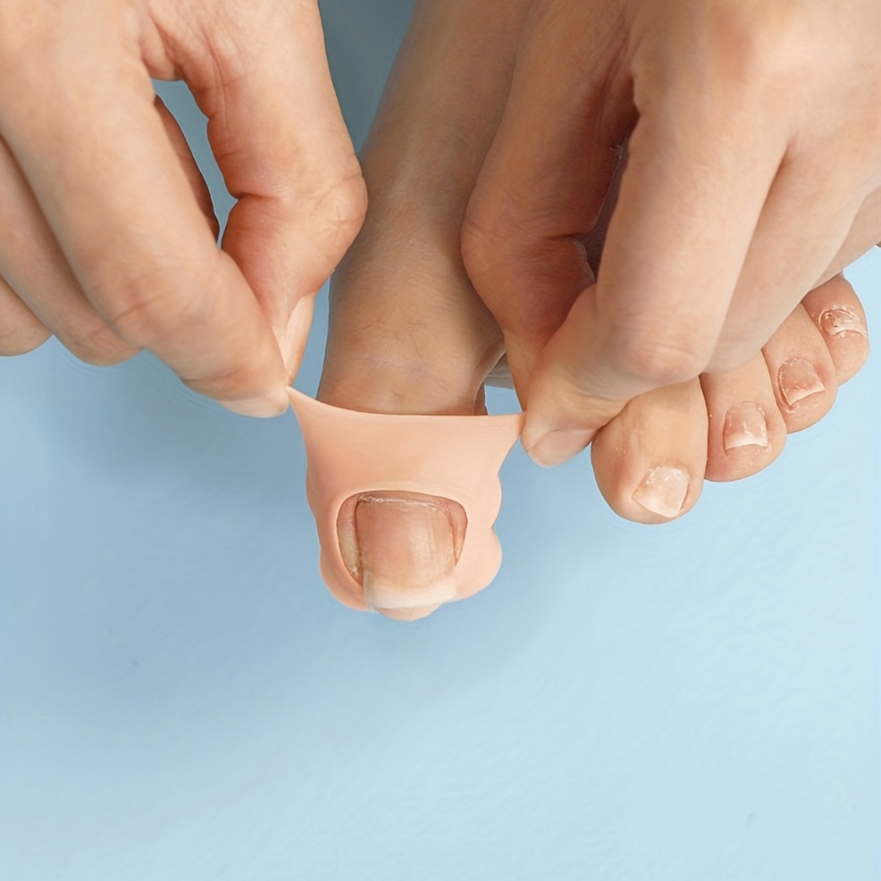 

2pcs Anti-wear Ingrown Toenail Protector Cover - Foot Care Tool For Fingernail And Toe Nail Care