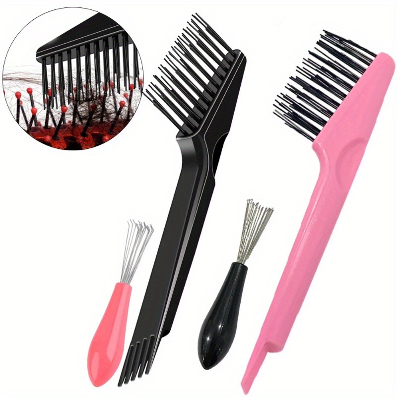 

Air Cushion Brush Cleansing Tools With Handle Embedded Hair Combs Cleanser Comb Broken Hair Removers