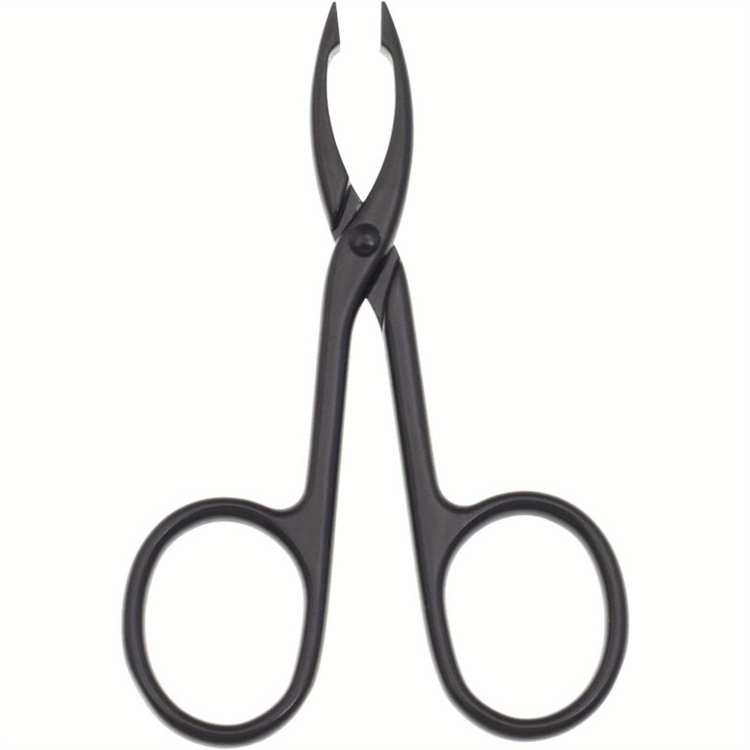 Eyebrow Scissor Handle Tweezer Plucker Straight Tip Brow - Temu