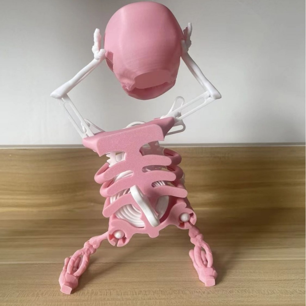 Jouet squelette dansant imprimé en 3D | Squelette dansant 3D, jouets de  danse anti-stress,jouet de crâne dansant amusant,squelette dansant