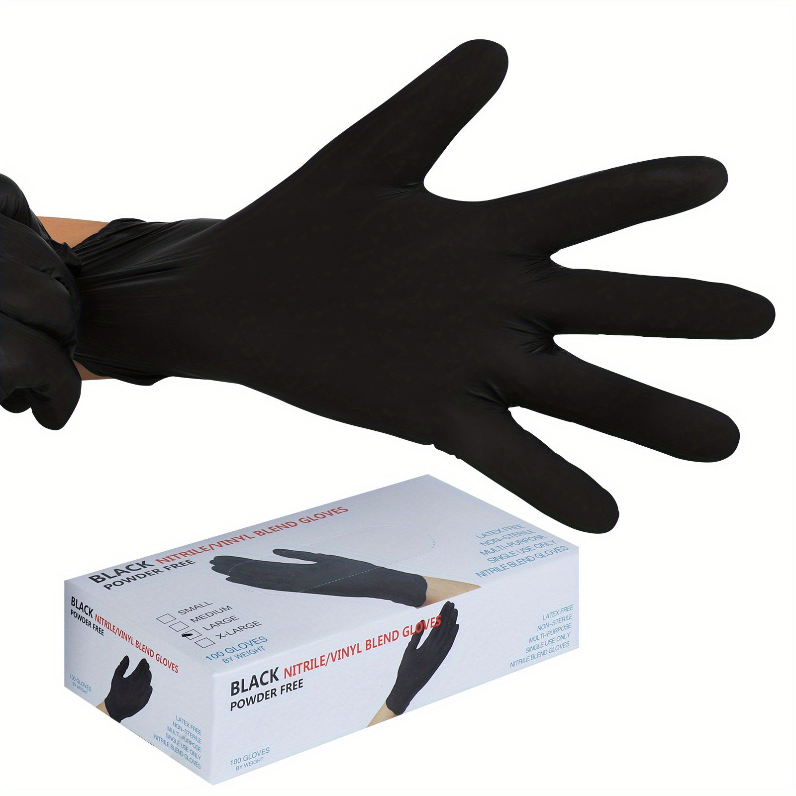 20/50 Piezas De Guantes De Nitrilo Negro Desechables Guantes De Látex De  Cocina Herramienta De Limpieza Del Hogar Jardín Guantes De Limpieza Del  Hogar