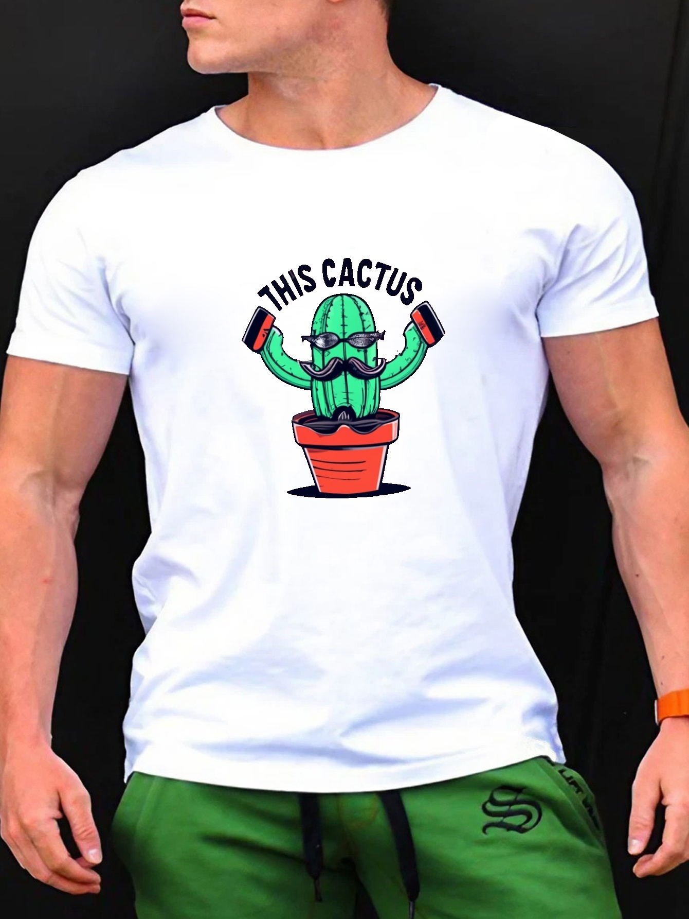 Lässiges „Cactus Jack“-T-Shirt Für Herren, Trendiges Rundhals-T-Shirt Für  Den Sommer - Temu Austria